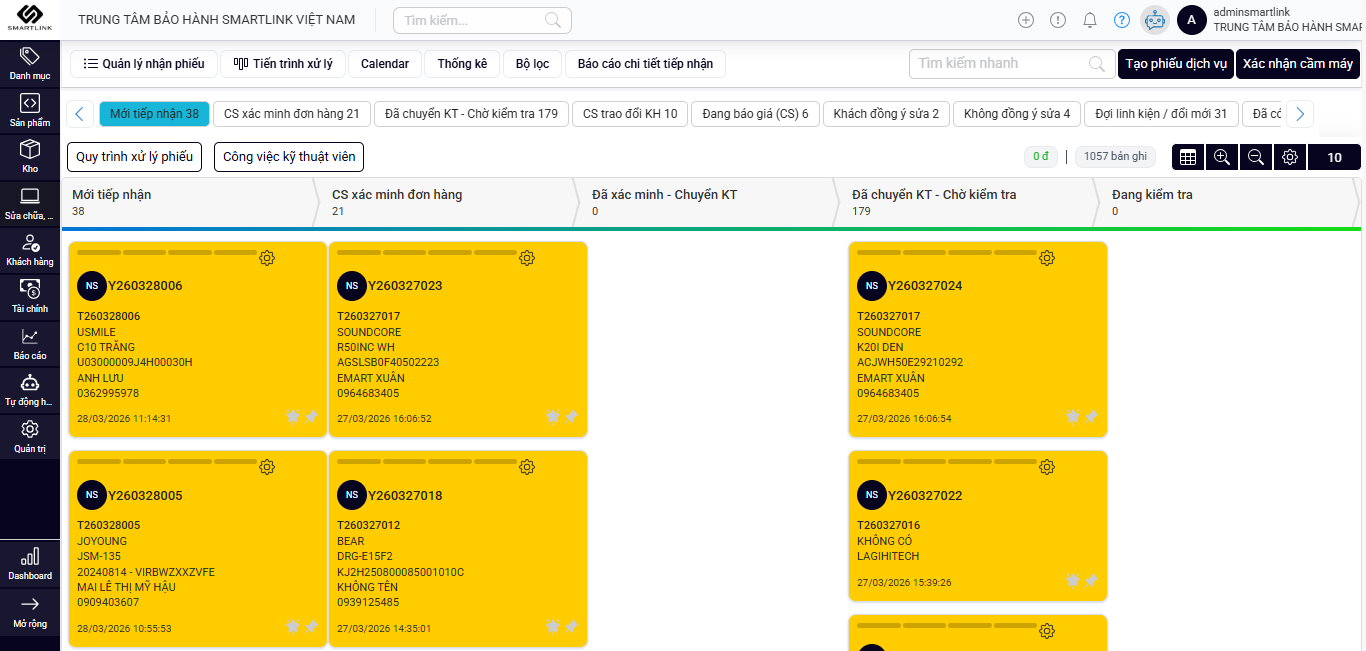 Phần mềm SCELL tại Smartlink Việt Nam
