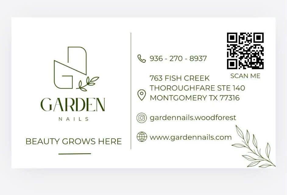 Garden Nails, Montgomery, Texas